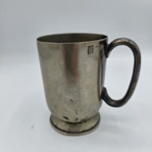 Elkington Silver Plate ½ Pint Tankard Measure Pub Portcullis Mark Antique VGC